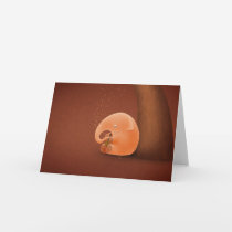 Little Elephant, Big Ukulele Greeting Cards