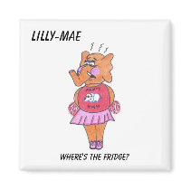 Little elephant lost! magnets by Eddy_G Little elephant lost! magnets