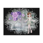 Little Elf with Flowers Tag Series Postcards