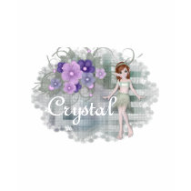 Little Elf with Flowers Tag Series t-shirts