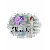 Little Elf with Flowers Tag Series t-shirts