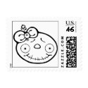Little Emo Girl postage by glindagale Little Emo Girl postage