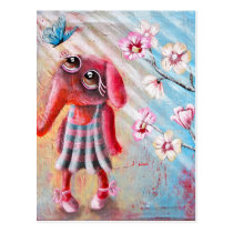 Little enlightened Elephant Postcard postcards