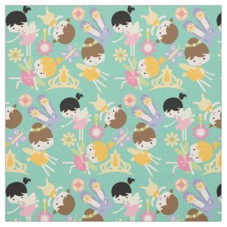 Little Fairy Ballerinas Fabric