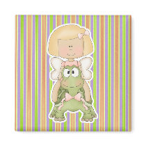 Little Fairy Girl Riding Turtle magnets by cutespot Little Fairy Girl Riding Turtle magnets