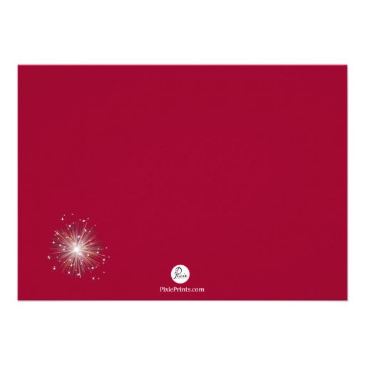 Little Firecracker Photo Birthday Invitation