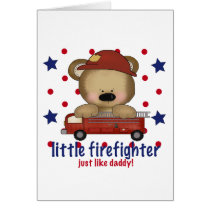Little Firefighter Just Like Daddy cards