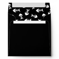 Little Fish Bones Surprise Black Envelope