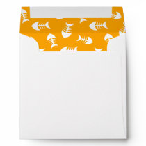 Little Fish Bones Surprise Tangerine Envelopes