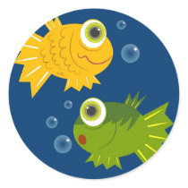 Little Fishes stickers by prawny Little Fishes stickers
