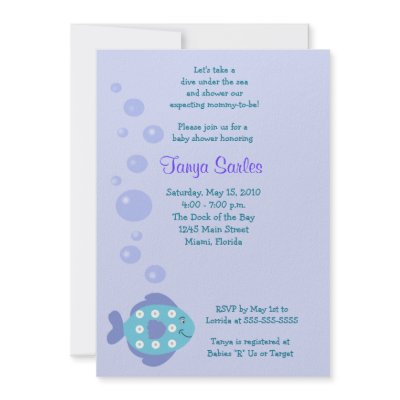 Ocean Theme Baby Shower on Dive Under The Sea For Your Next Baby Shower Adorable Little Fishy