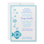 Little Fishy Ocean 5x7 Baby Shower Invitation