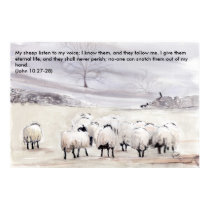 'Little Flock (Christian)' Print