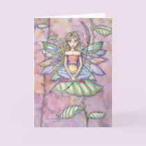 Little Flower Fairy Blank Notecard