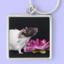 Little Flower - Rat key chain keychains