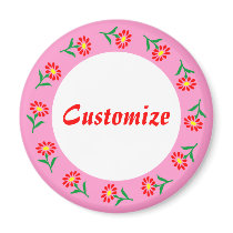 Little Flowers Template magnets