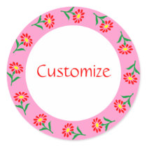 Little Flowers Template stickers