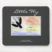 Little Fly Mousepad by Reflekshins Little Fly Mousepad