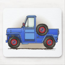 Little Four Wheel Pickup Truck Mouse Pad