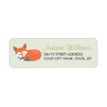 Little Fox Address Label