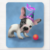 Little French bulldog mousepad mousepads
