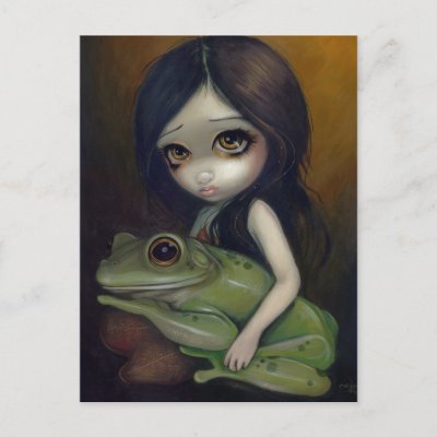 frog and girl