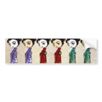 Little Geishas bumper stickers