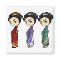 Little Geishas magnets