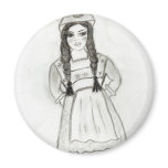 Little German Girl Magnets