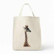 "Little Giraffe" Wildlife Animal Watercolor bags by PaulJacksonart "Little Giraffe" Wildlife Animal Watercolor bags