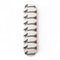 "Little Giraffe" Wildlife Animal Watercolor skateboards