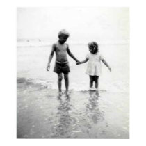 Little girl and boy holding hands colossal poster posters by amazingvintage Little girl and boy holding hands colossal poster posters