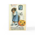Little Girl and Pumpkin cards