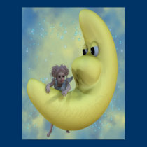 Little Girl Angel at Play Poster posters