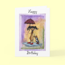 Little Girl Birthday Card