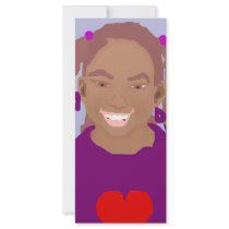 Little Girl Bookmark rack cards by PharrisArt_Greetings Little Girl Bookmark rack cards