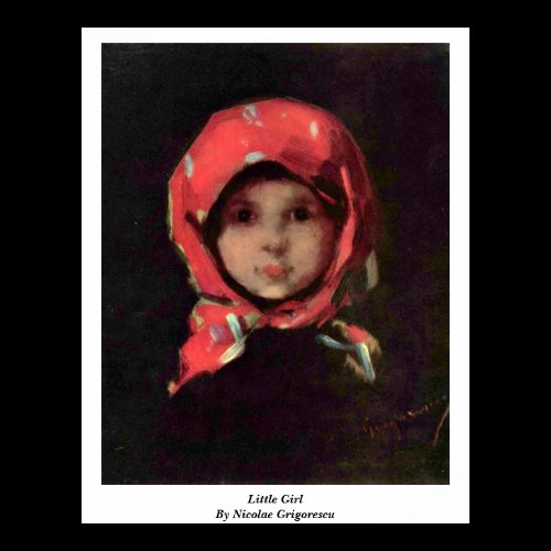 Little Girl By Nicolae Grigorescu Poster