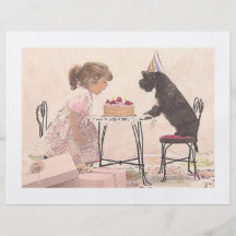Little Girl & Dog Celelbration Full Color Flyer