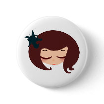 little girl face buttons