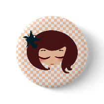 little girl face buttons