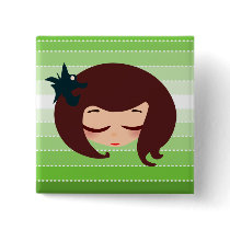 little girl face buttons