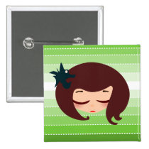 little girl face buttons