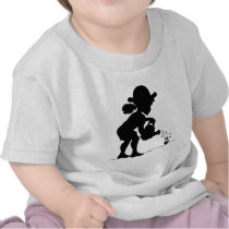 Little Girl Gardener t-shirts