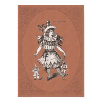 Little Girl in a Charming Victorian Costume Poster