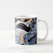 Little Girl In Blue Armchair By Cassatt Mary (Best mugs