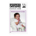 little girl in chair , EB Medical Research Foun... postage