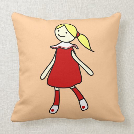 Little Girl Pillow