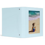 Little Girl Playing in Sand 3 Ring Binders