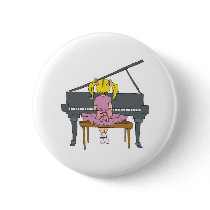 little girl playing piano pins