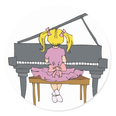  Girls on Little Girl Playing Piano   Maybe She Is A Child Prodigy Or Perhaps